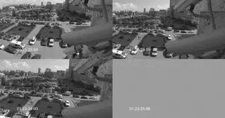 Установка систем видеонаблюдения на парковке в Камне-на-Оби в октябре